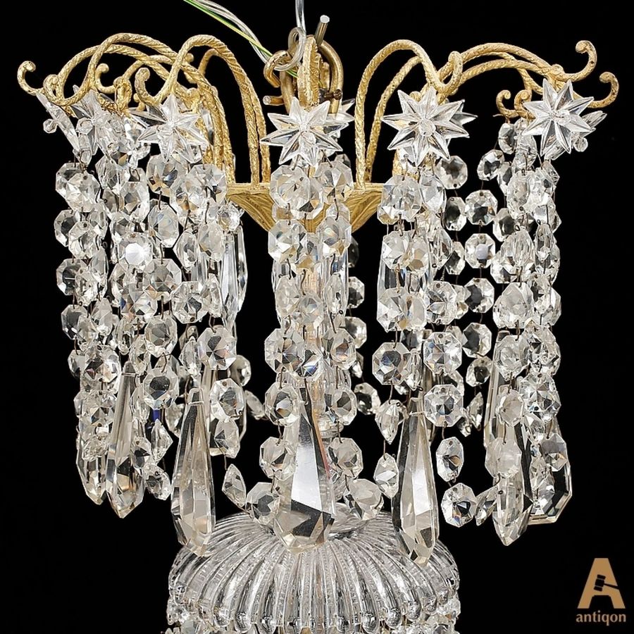 Antique Chandelier for 25 candles. 19th century.