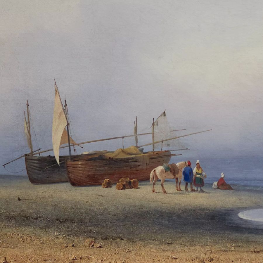 Antique A.N. Mordvinov. Seascape. 1849.