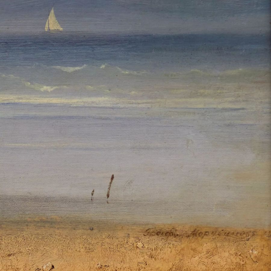 Antique A.N. Mordvinov. Seascape. 1849.