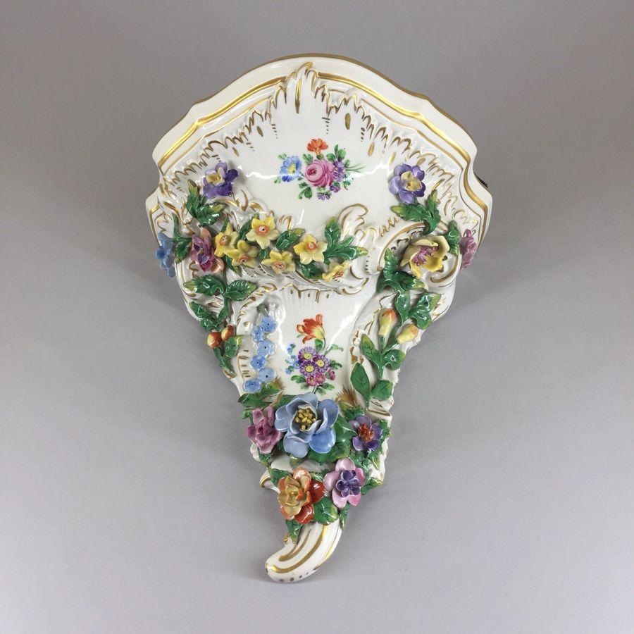 Antique Porcelain console. Dresden.