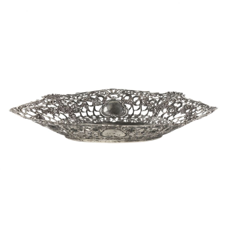 Antique Decorative silver dish.