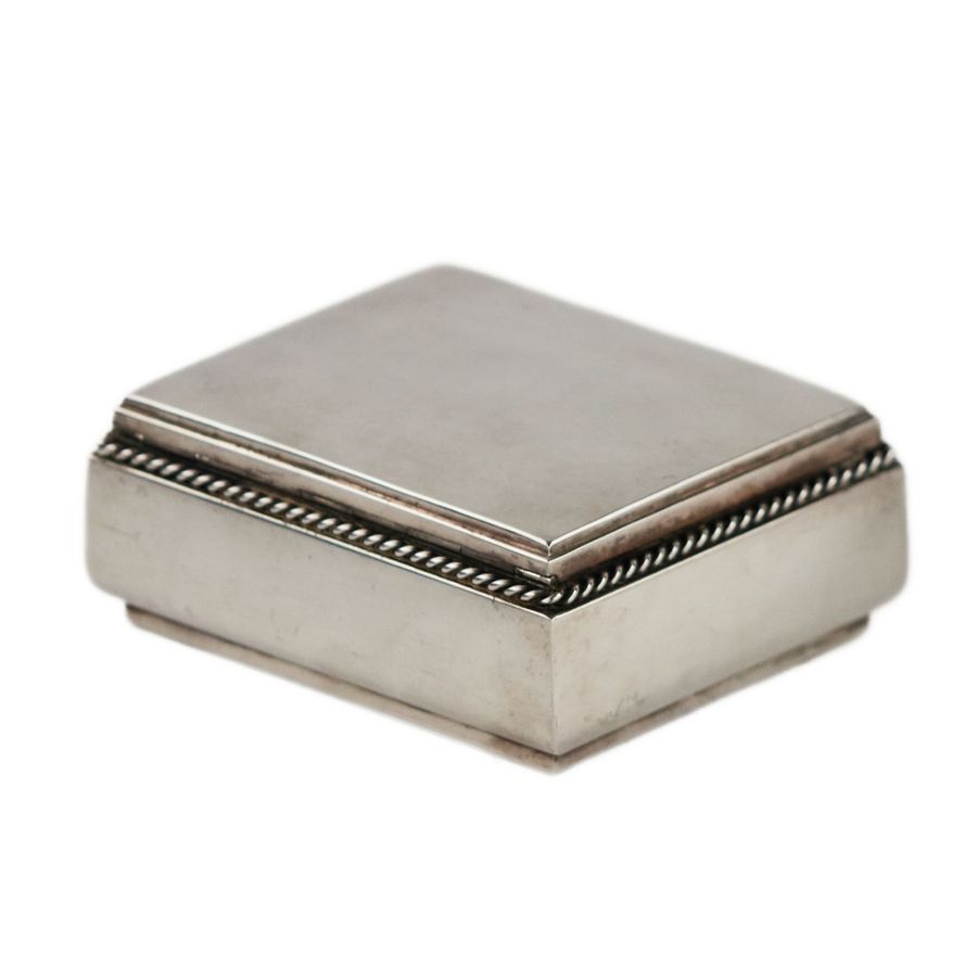 Antique Silver box. Europe. 20th century.