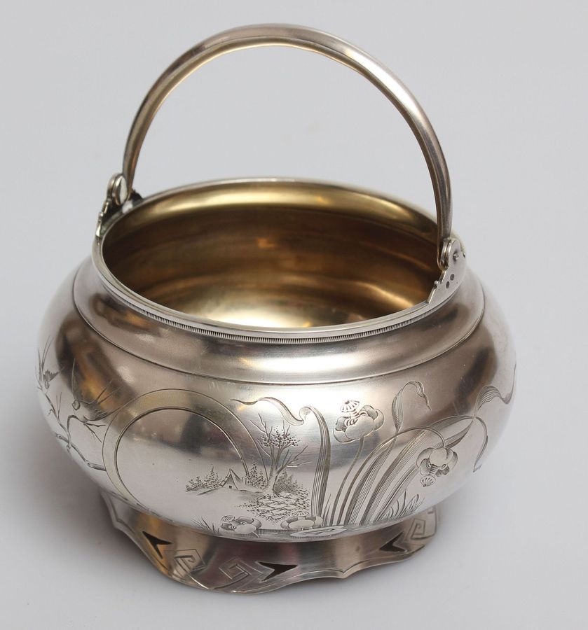 Antique Silver sugar bowl