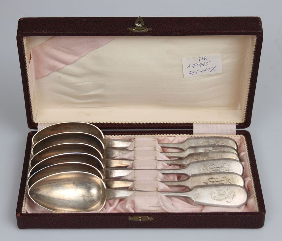 Antique Silver tablespoons (6 pcs.)