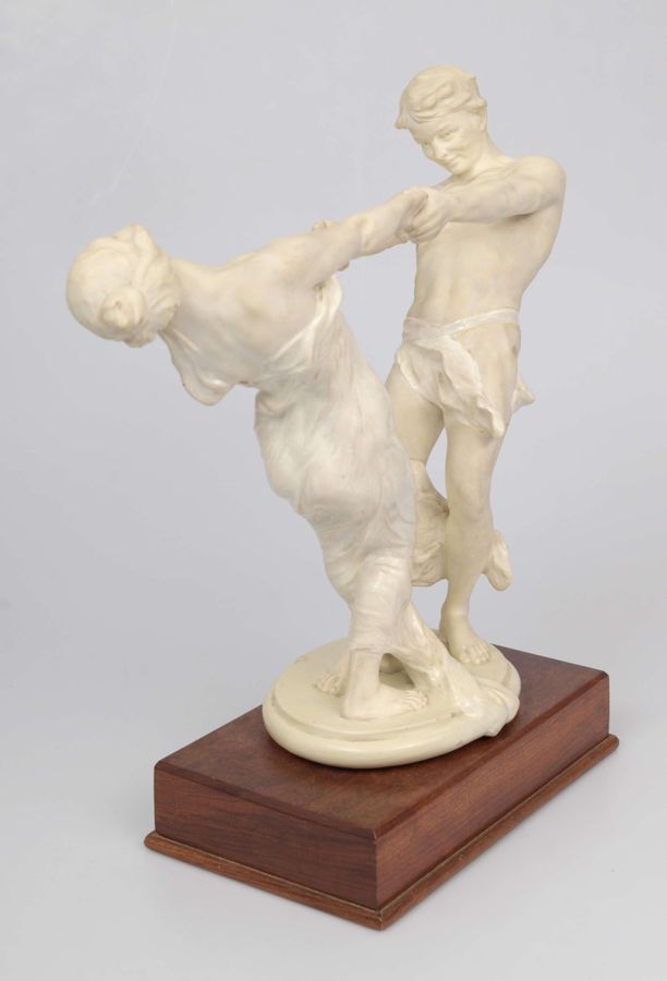 Antique Porcelain figure Dancing couple