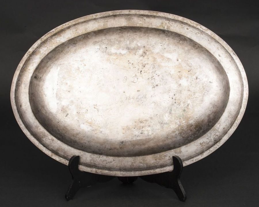 Antique Silver tray