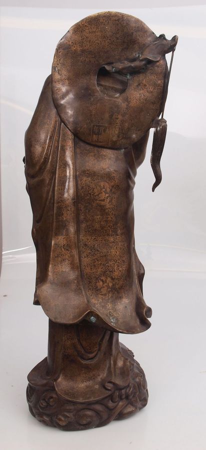 Antique Bronze figure of Bodhidharma