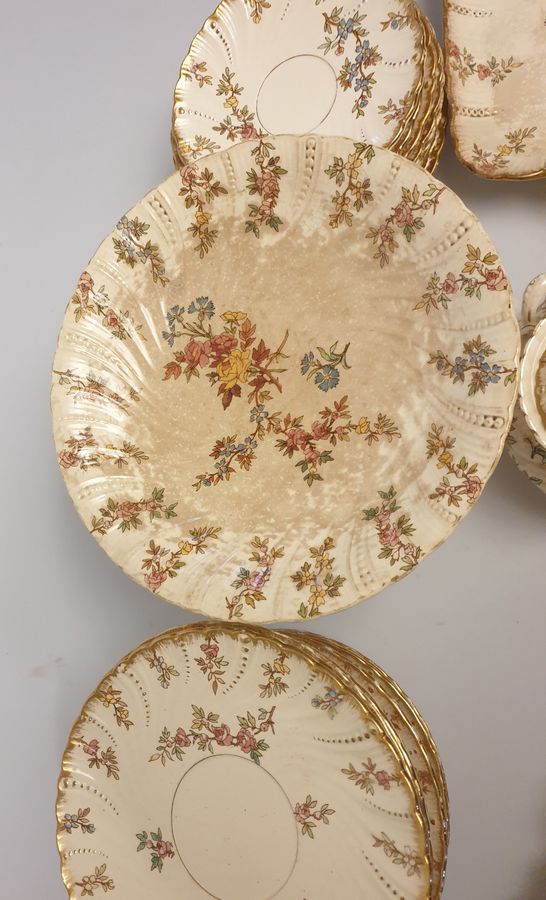 Antique French porcelain set