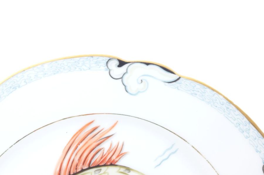 Antique Porcelain decorative plate Fish