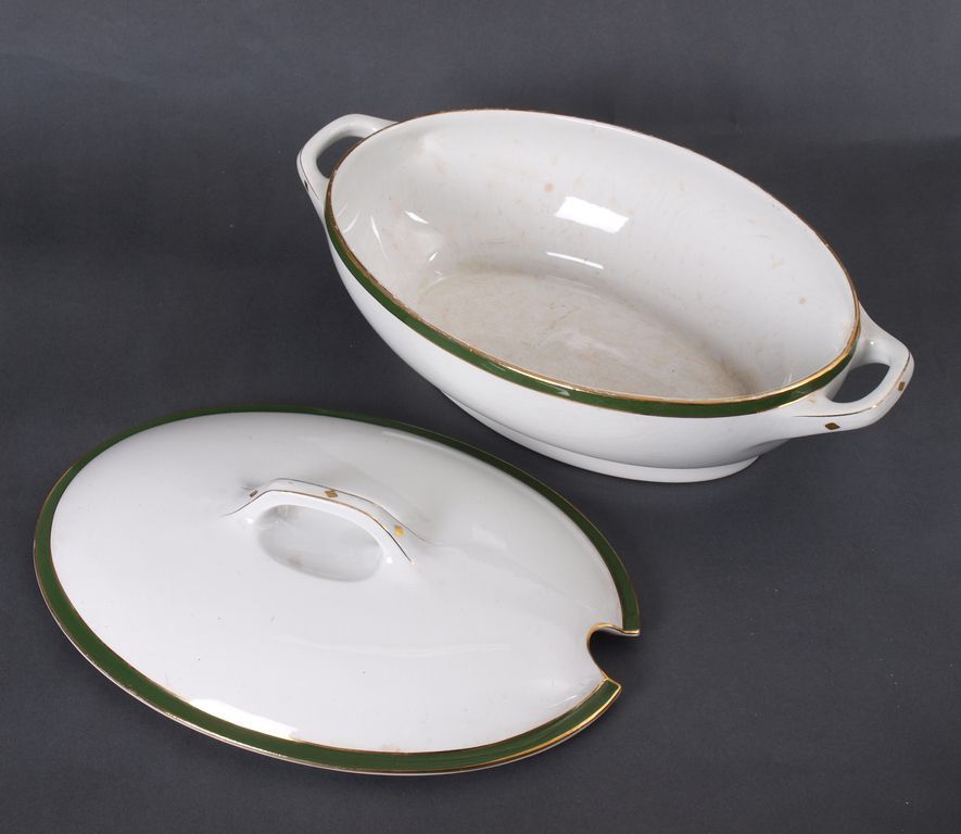 Antique Faience dinner set