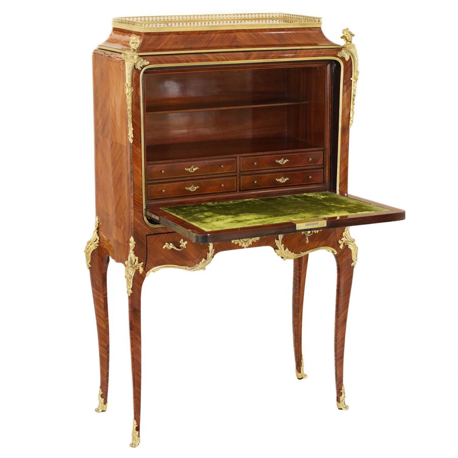 Antique An excellent secretary. Paris. PAUL SORMANI. 19th century.