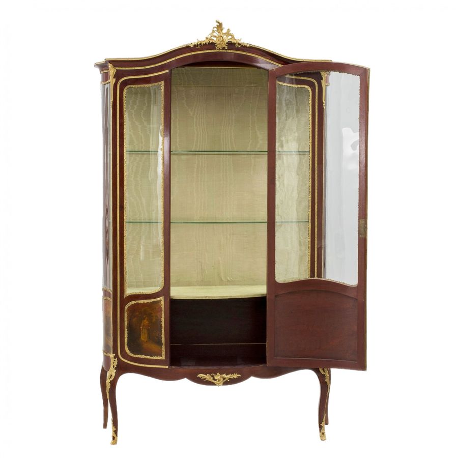 Antique Rococo showcase. Gallant age.