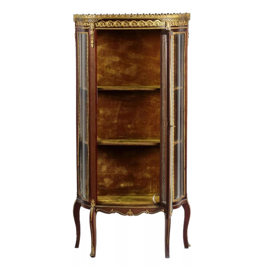 Antique Louis XVI style showcase