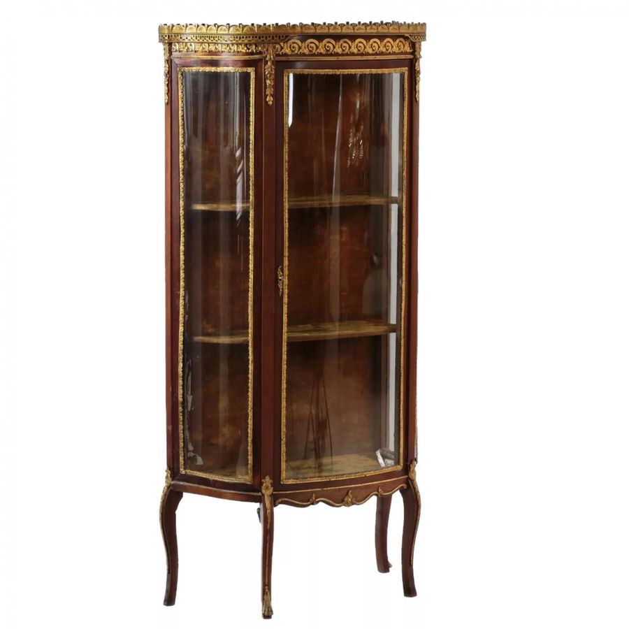 Antique Louis XVI style showcase