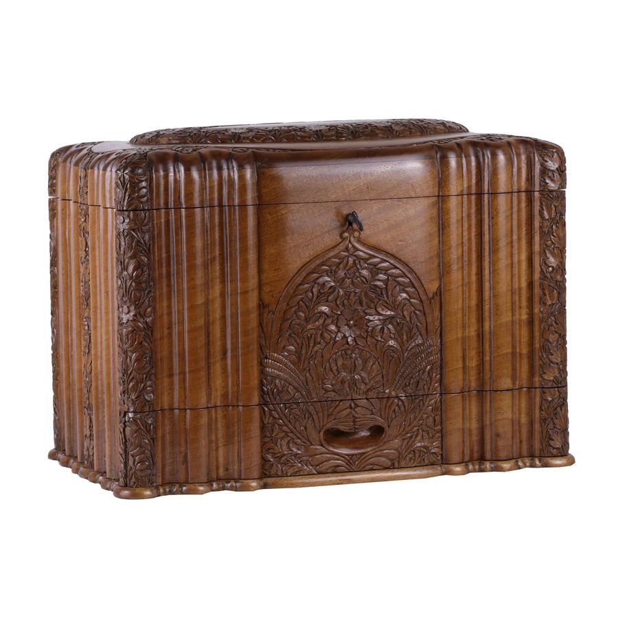 Antique Humidor in Art Deco style.