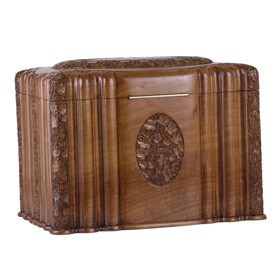 Antique Humidor in Art Deco style.