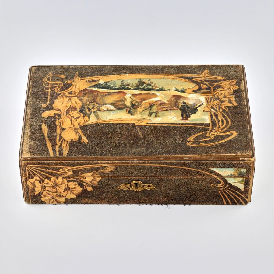 Art Nouveau style box.