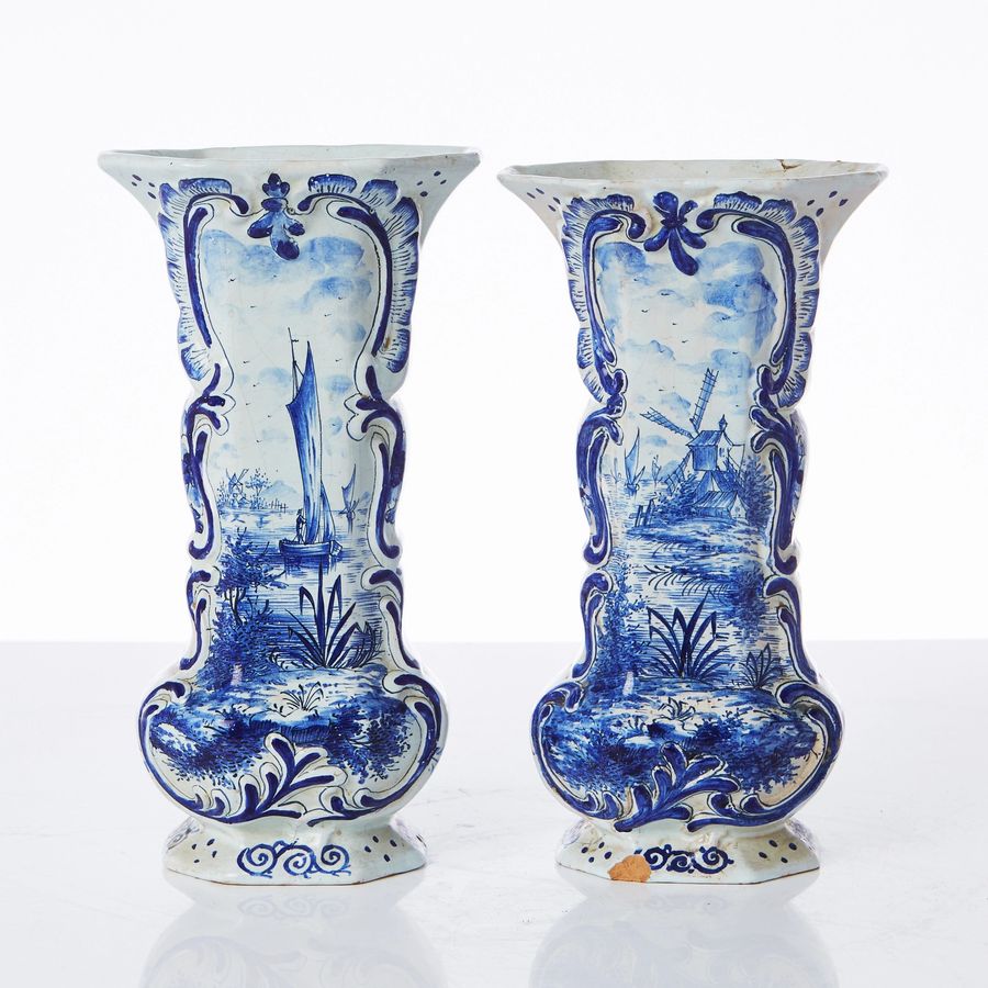 Antique Pair of vases. 19th century