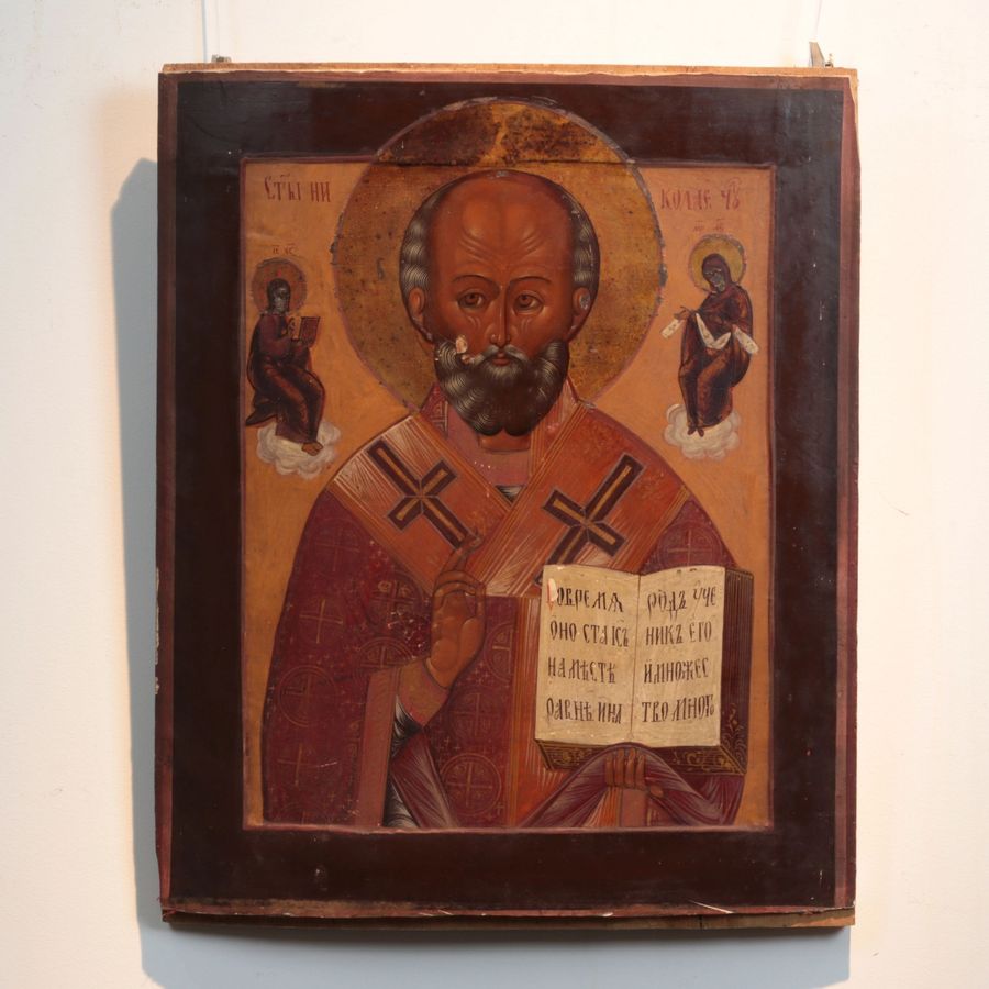 Antique Icon of St. Nicholas.