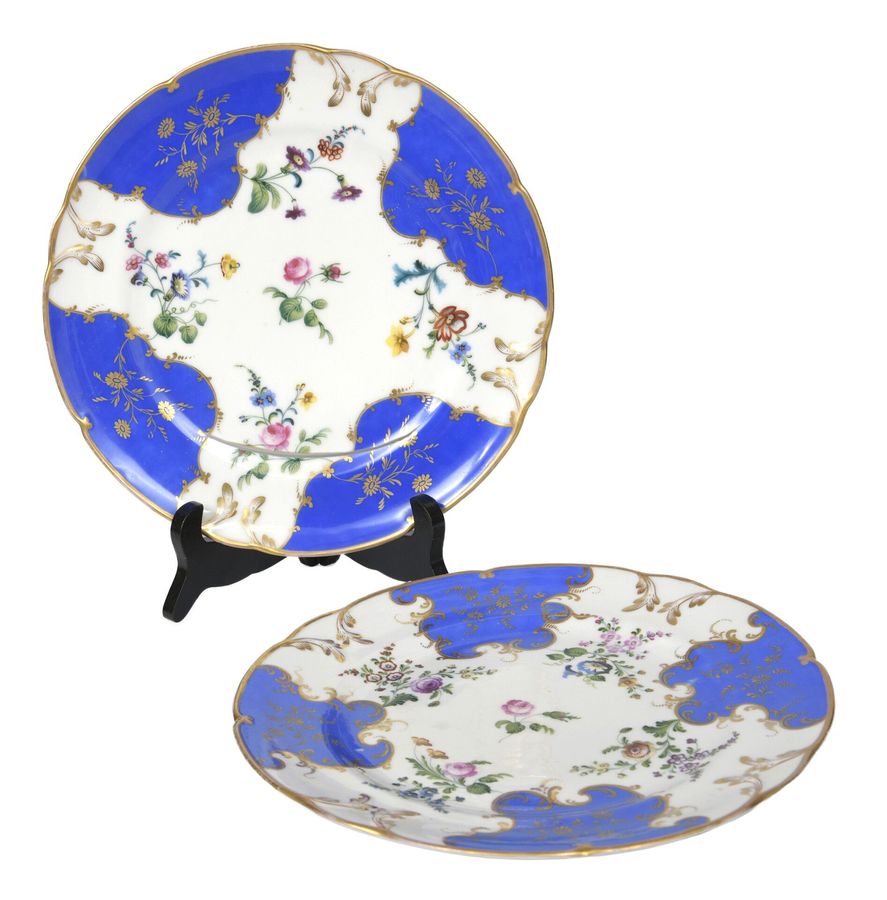 Decorative porcelain plate Flowers