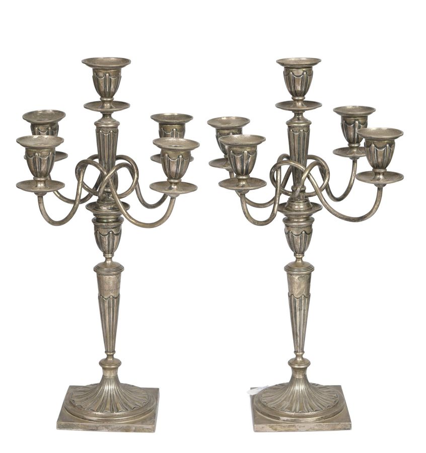 Silver candlesticks 2 pcs.