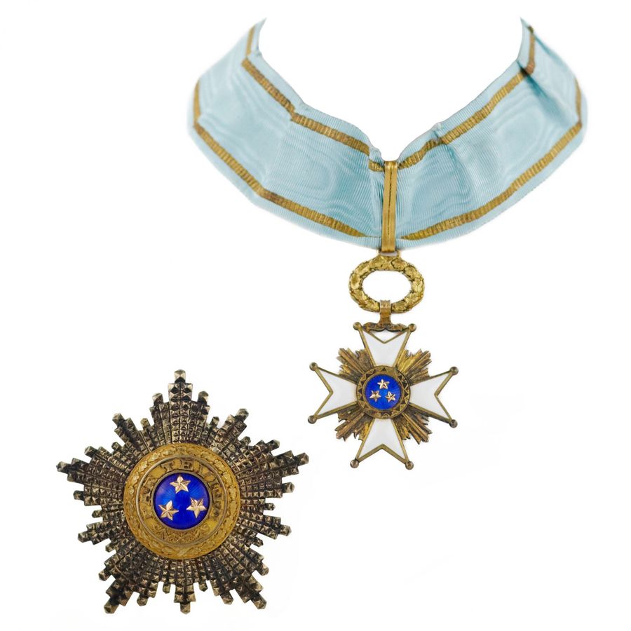 Latvia. Order of Three Stars, 2nd class 1920-30. V. F. Muller.