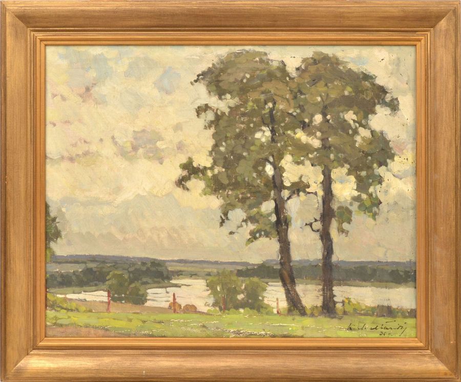 Landscape with trees