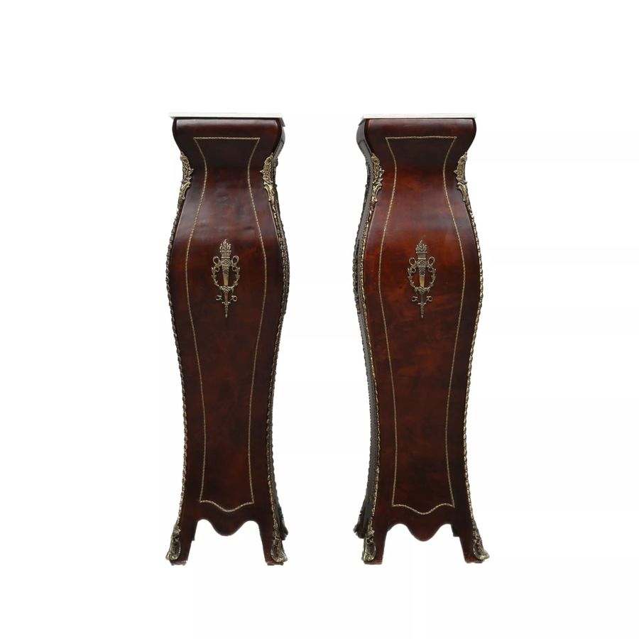 Pair of Louis XVI style columns