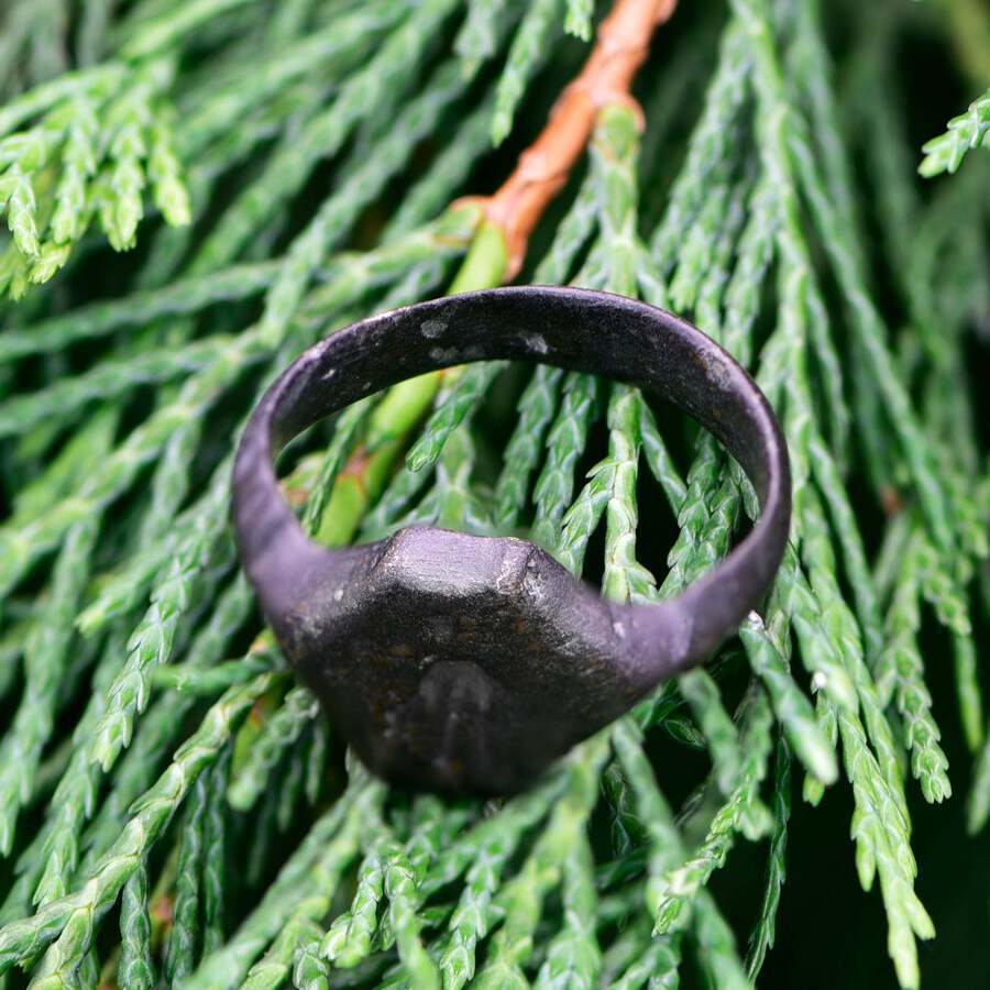Antique The Ancient Iron Age Cernunnos God Of The Forests Ring