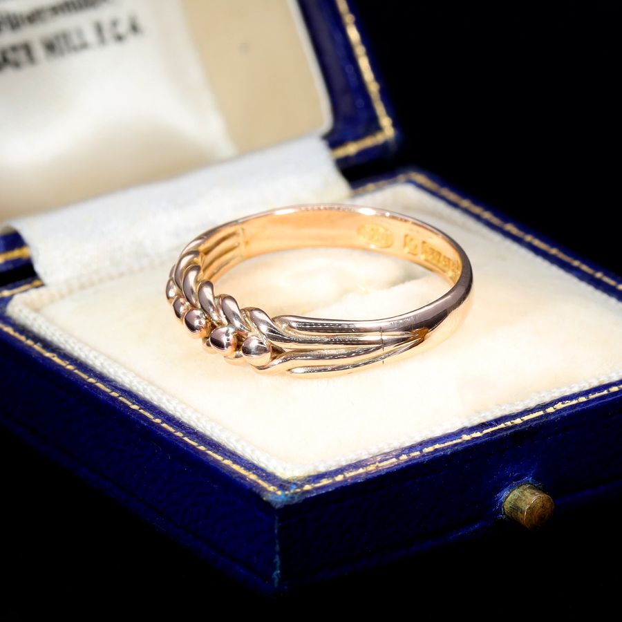 Antique The Antique 1900 Keeper Ring