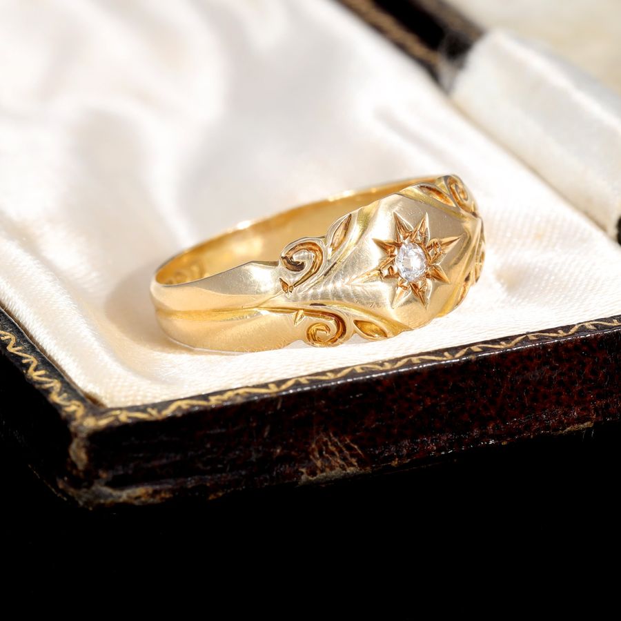 Antique The Antique 1906 Old European Cut Diamond Starlight Ring