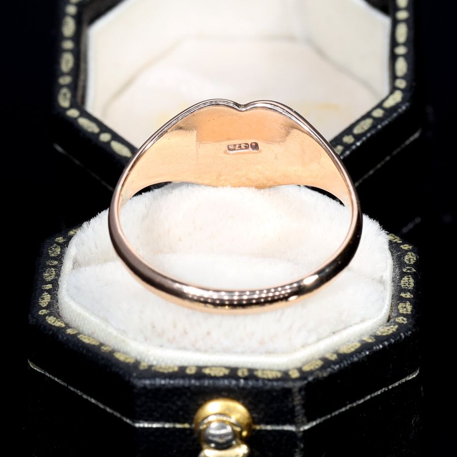 Antique The Antique 1920 Heart Signet Ring