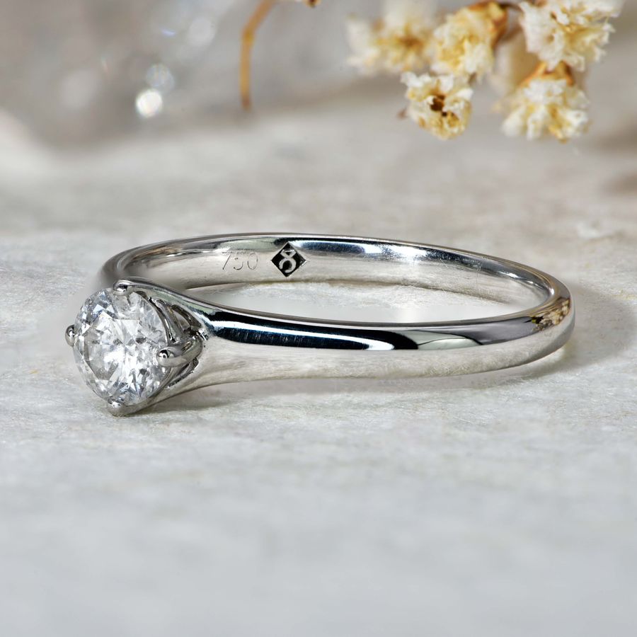 Antique The Brilliant Cut Solitaire Diamond Radiant Ring