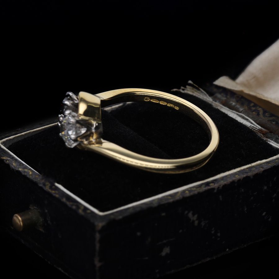Antique The Vintage Toi Et Moi Brilliant Cut Diamond Ring