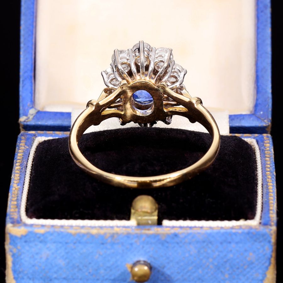 Antique The Vintage Sapphire and Diamond Royal Ring