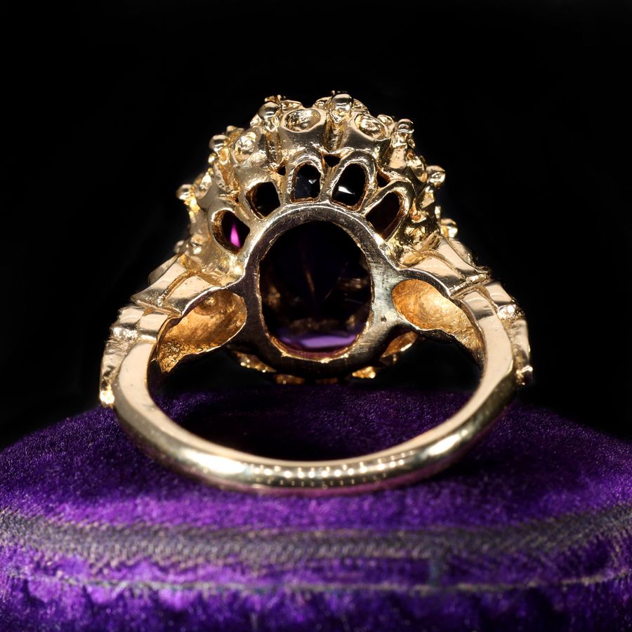 Antique The Vintage 1972 Amethyst Spellbound Ring