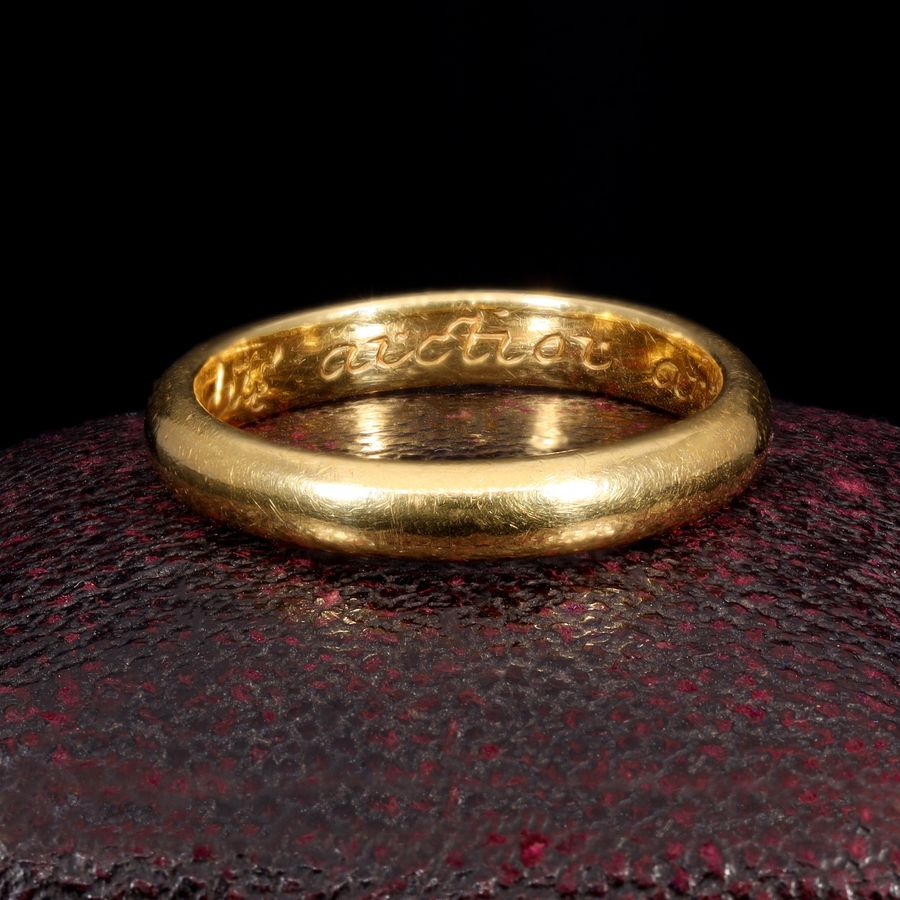 Antique The Antique 18th Century Act of Friendship Posy Ring