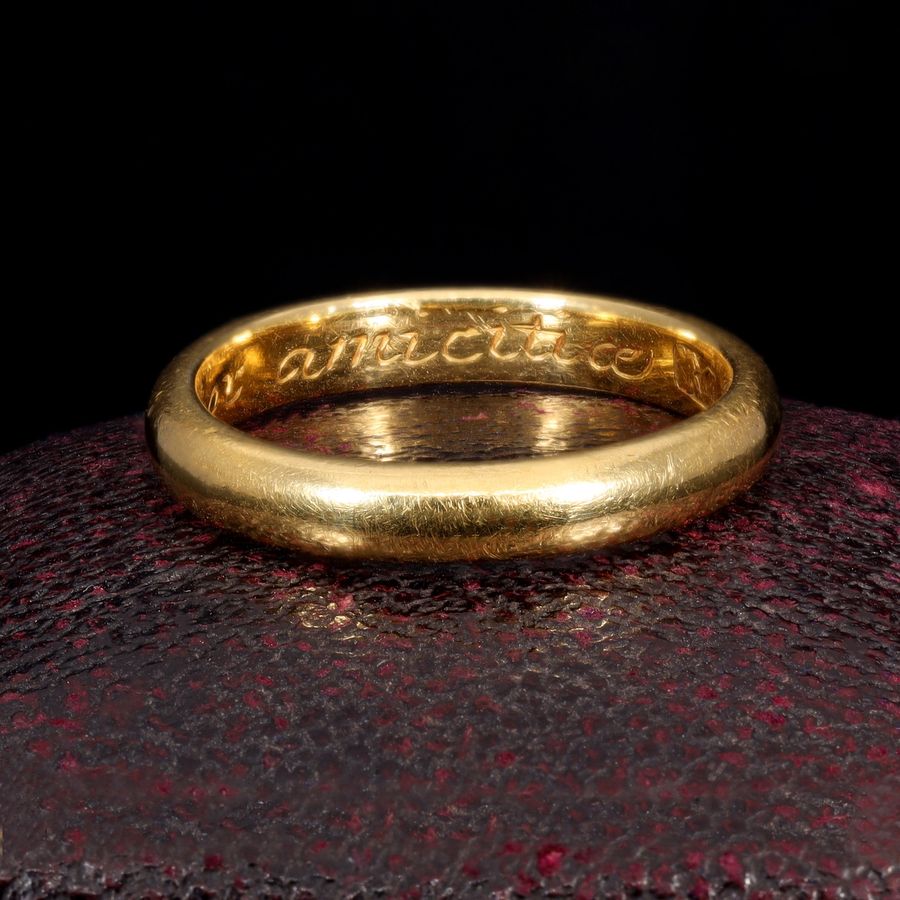 Antique The Antique 18th Century Act of Friendship Posy Ring