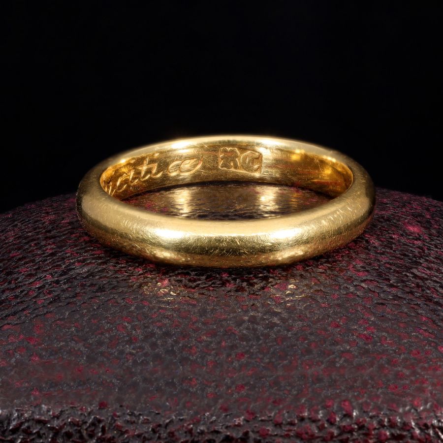 Antique The Antique 18th Century Act of Friendship Posy Ring