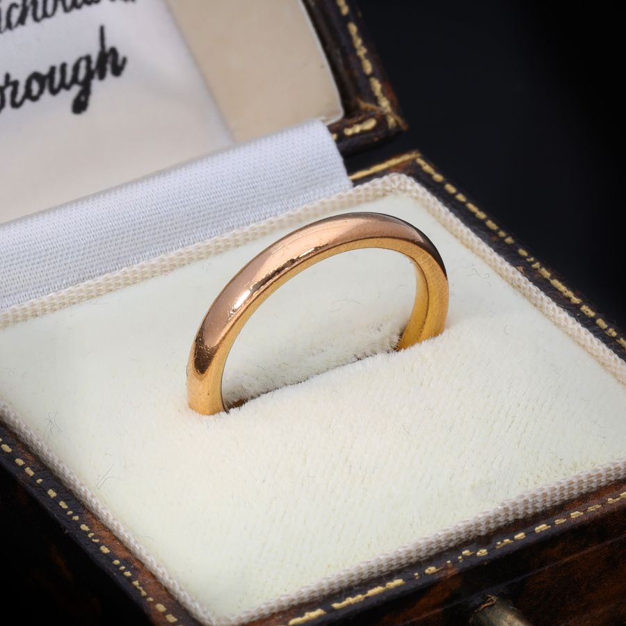 The Antique 1922 22ct Gold Wedding Ring