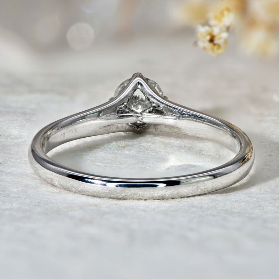 Antique The Brilliant Cut Solitaire Diamond Radiant Ring