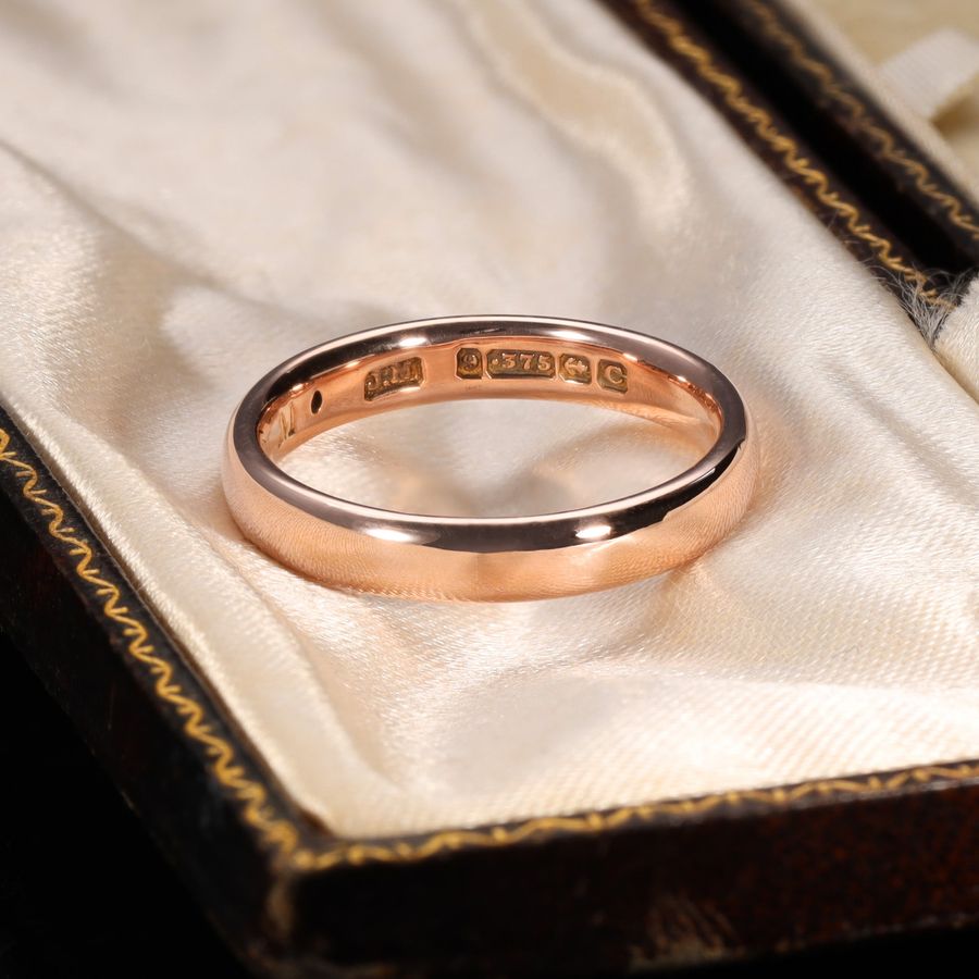 The Vintage 1927 9ct Rose Gold Wedding Ring