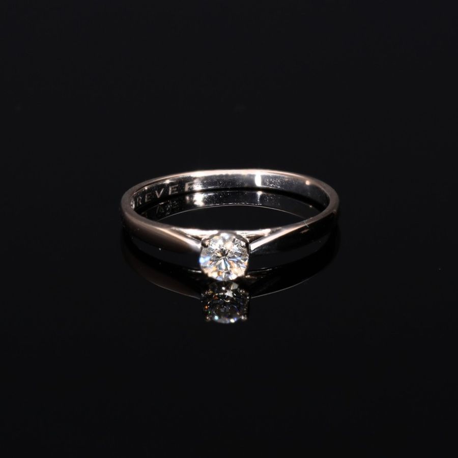 Antique The Vintage Brilliant Cut Diamond Forever Ring