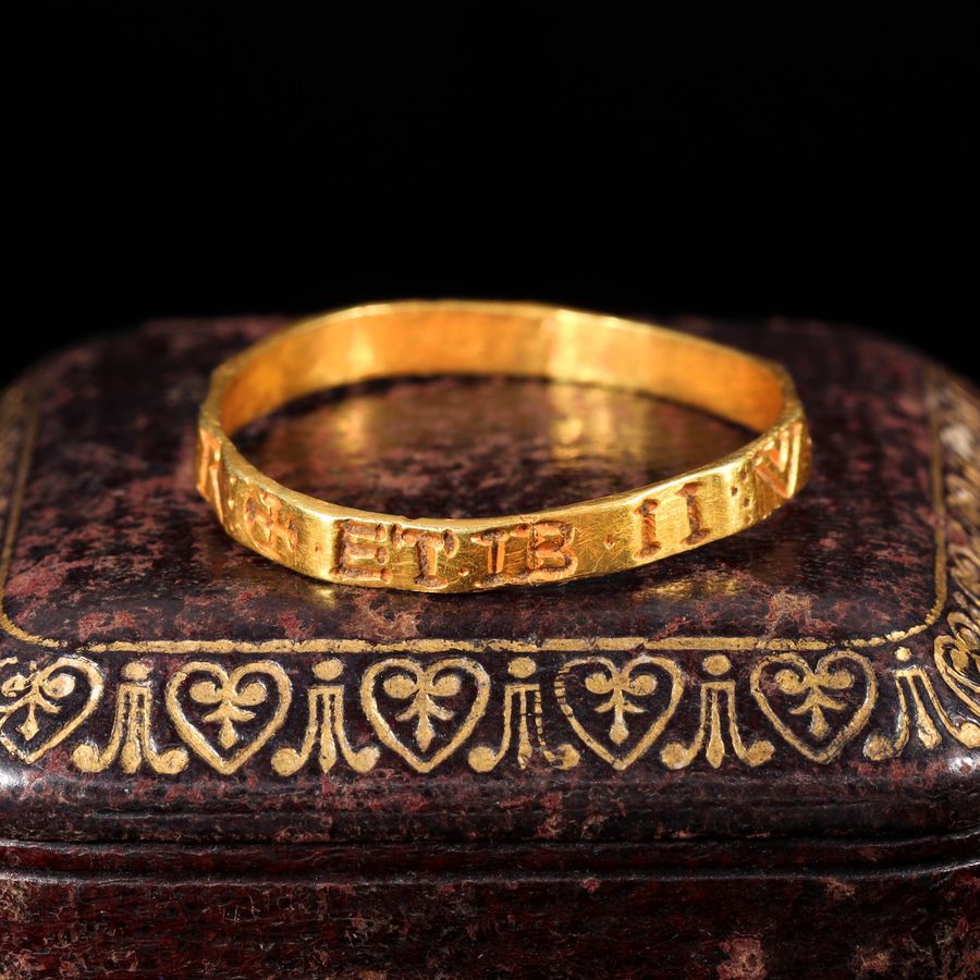 Antique The Medieval 13th Century Lovers Posy Ring