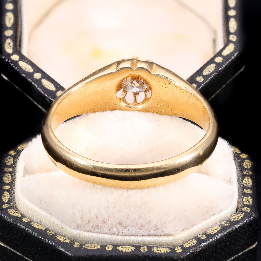 Antique The Vintage Brilliant Cut Solitaire Diamond Classic Ring