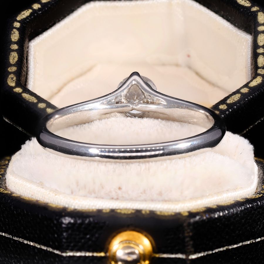 Antique The Brilliant Cut Solitaire Diamond Radiant Ring