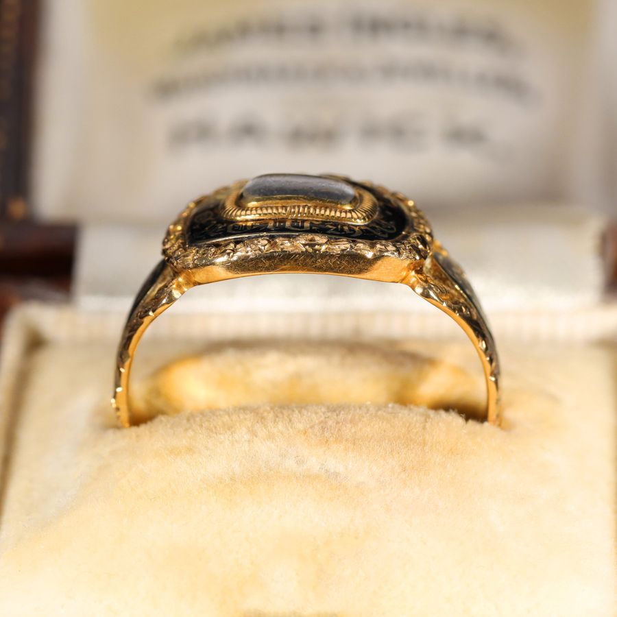 Antique The Antique 1830 William IV Mourning Ring