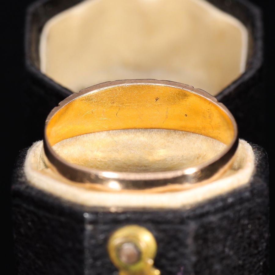 Antique The Antique Victorian 1900 Five Stone Coral Ring