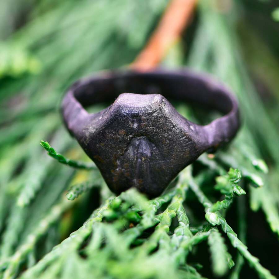 Antique The Ancient Iron Age Cernunnos God Of The Forests Ring