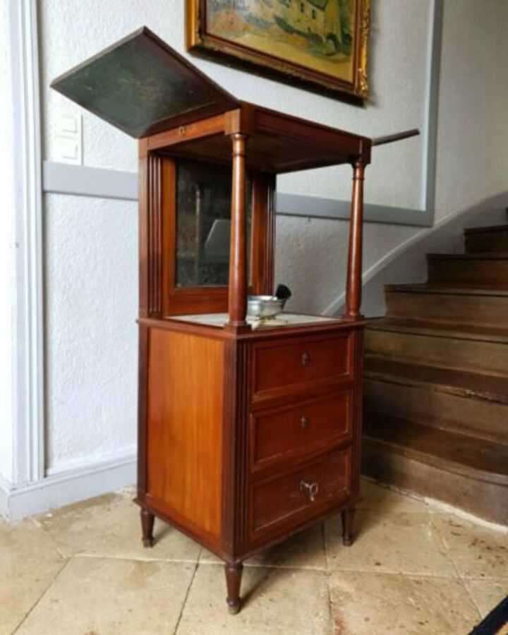 Antique French Cabinet, Barbers Shop Cabinet, Barberie